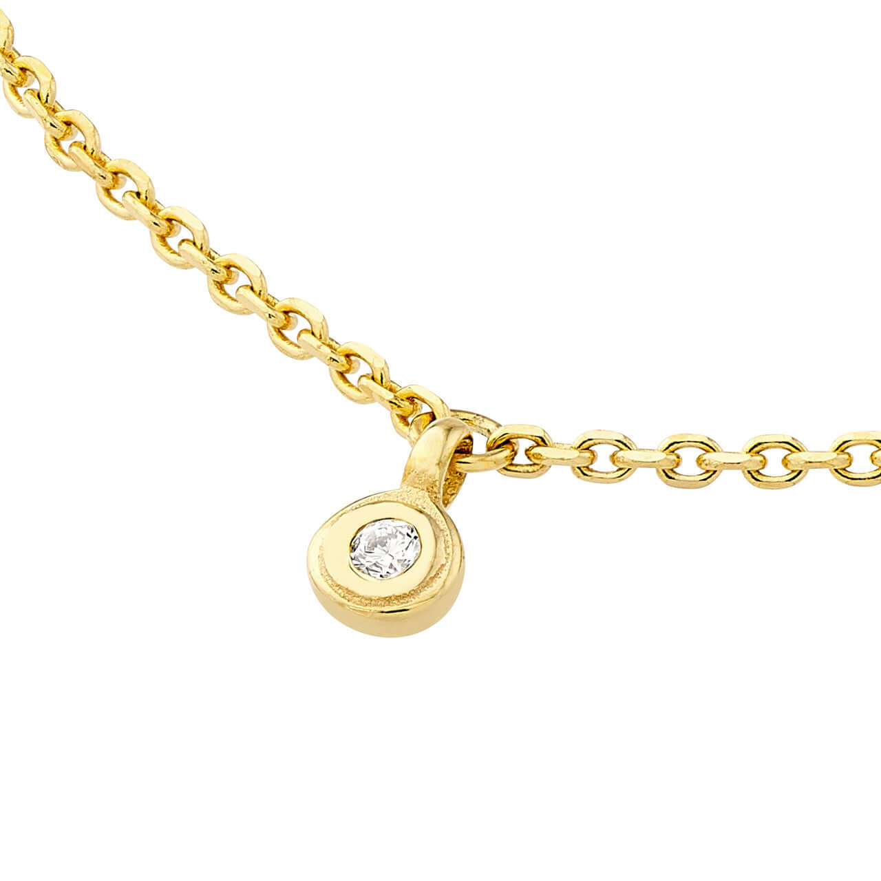 Dangle Diamond Necklace | Lisa Robin#color_14k-yellow-gold