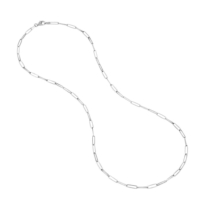 Gold Whisper Thin Paper Clip Chain | Lisa Robin | Lisa Robin