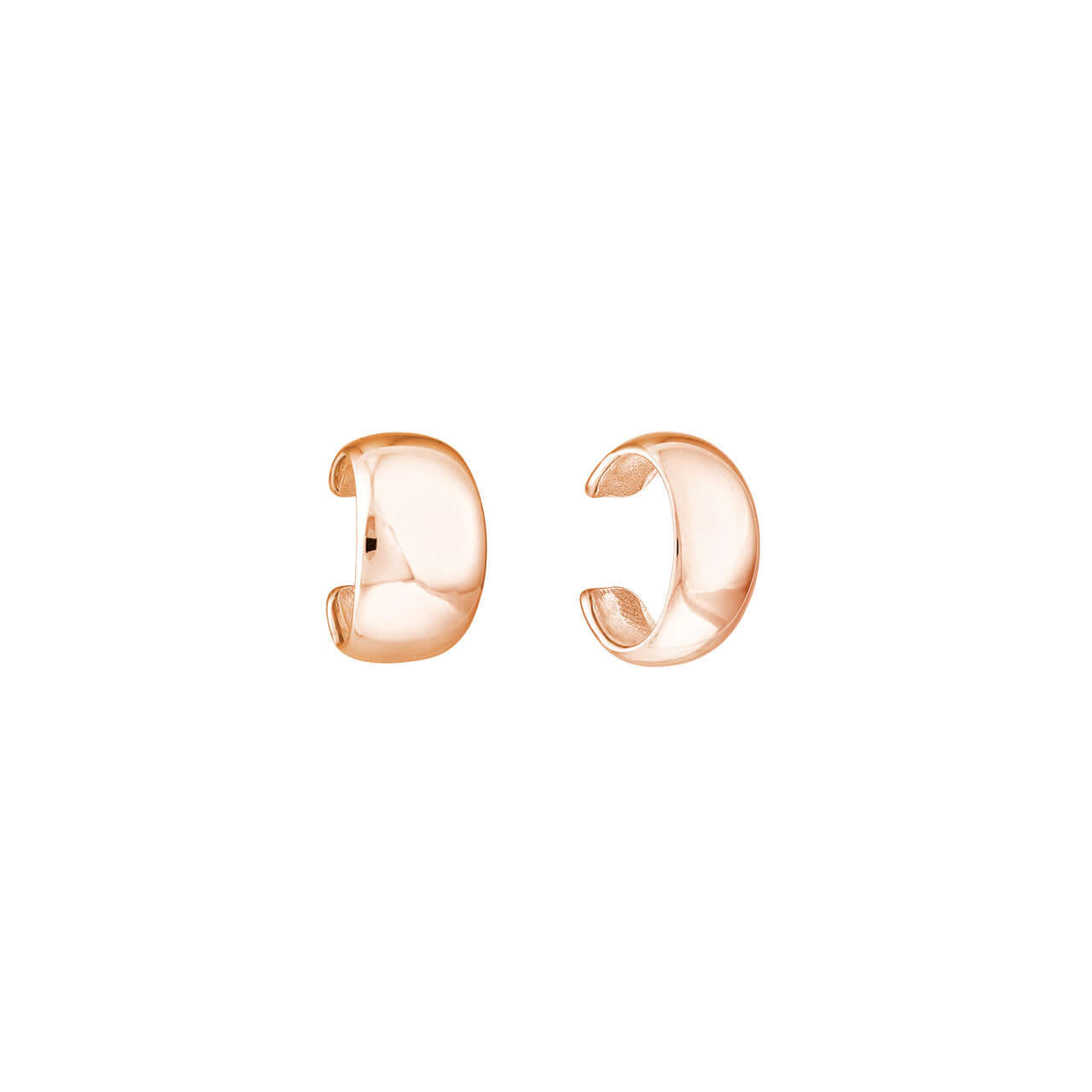 Wide Gold Ear Cuff Pair | Lisa Robin#color_14k-Rose-gold