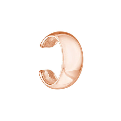 Wide Gold Ear Cuff Single | Lisa Robin#color_14k-Rose-gold