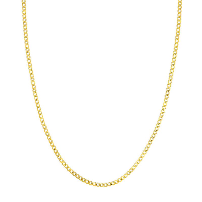 Gold Curb Chain Necklace | Lisa Robin