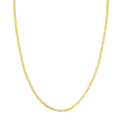 Gold Curb Chain Necklace | Lisa Robin
