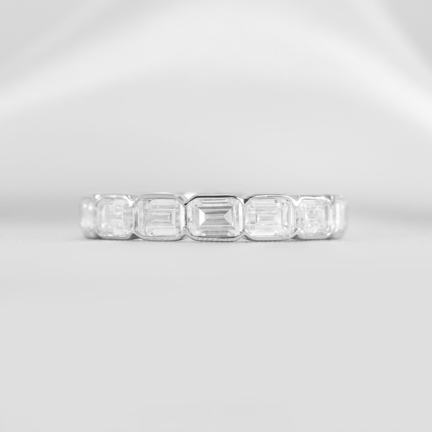 The Mayumi east west diamond eternity ring | Lisa Robin#color_14k-white-gold