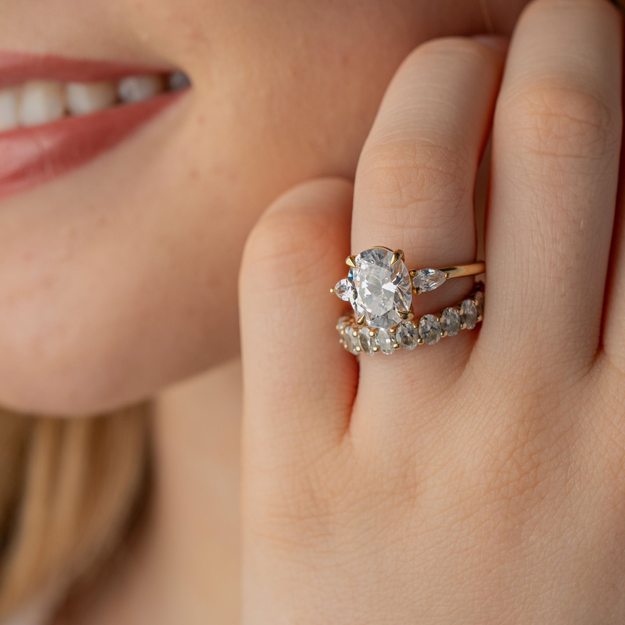 The Sutton Oval Diamond Eternity Ring