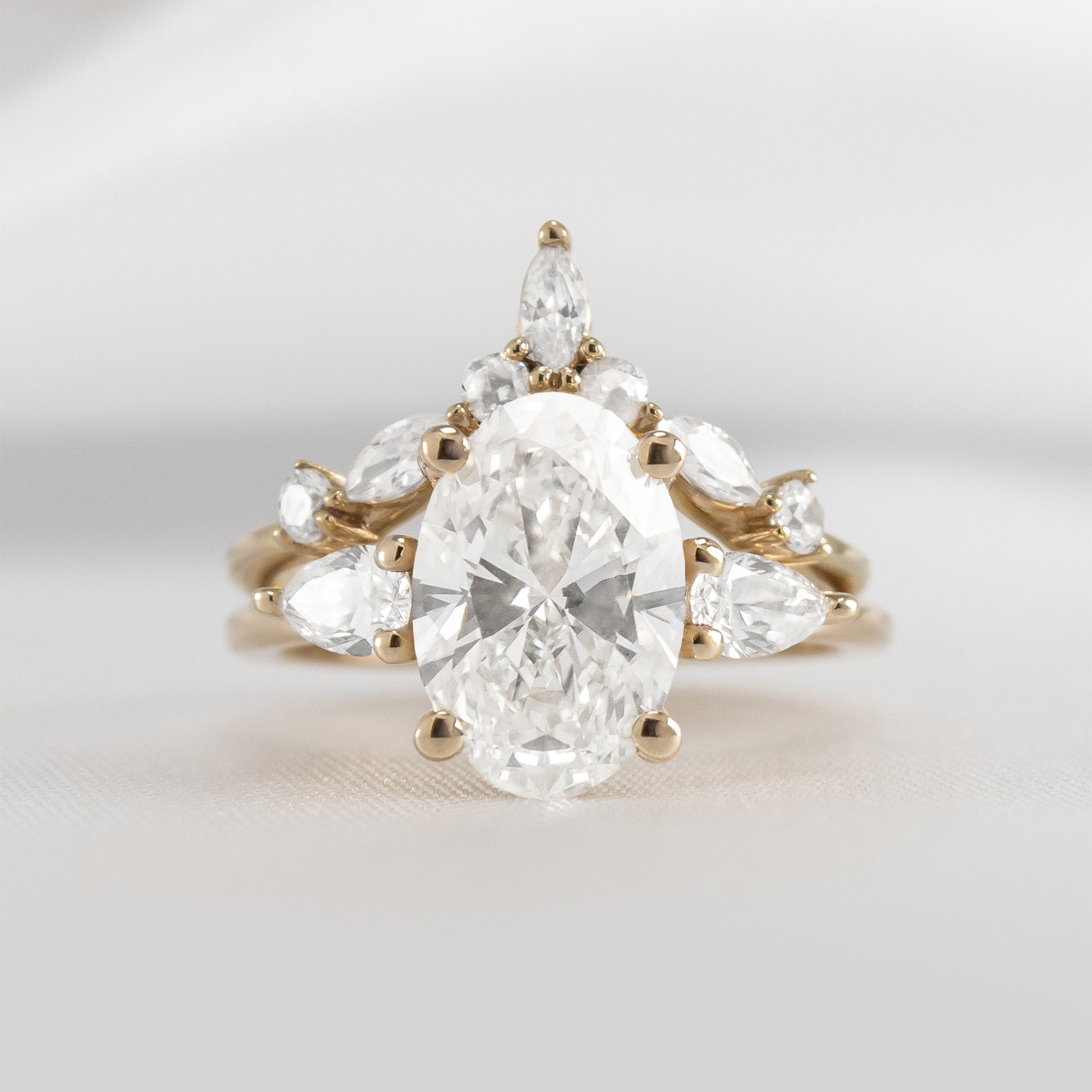 The Jaden Marquise Diamond Chevron Ring