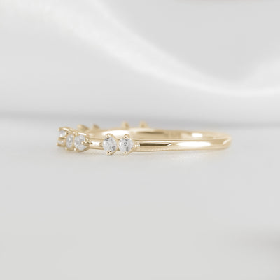 The Naomi Double Distance Diamond Wedding Ring#color_14k-yellow-gold