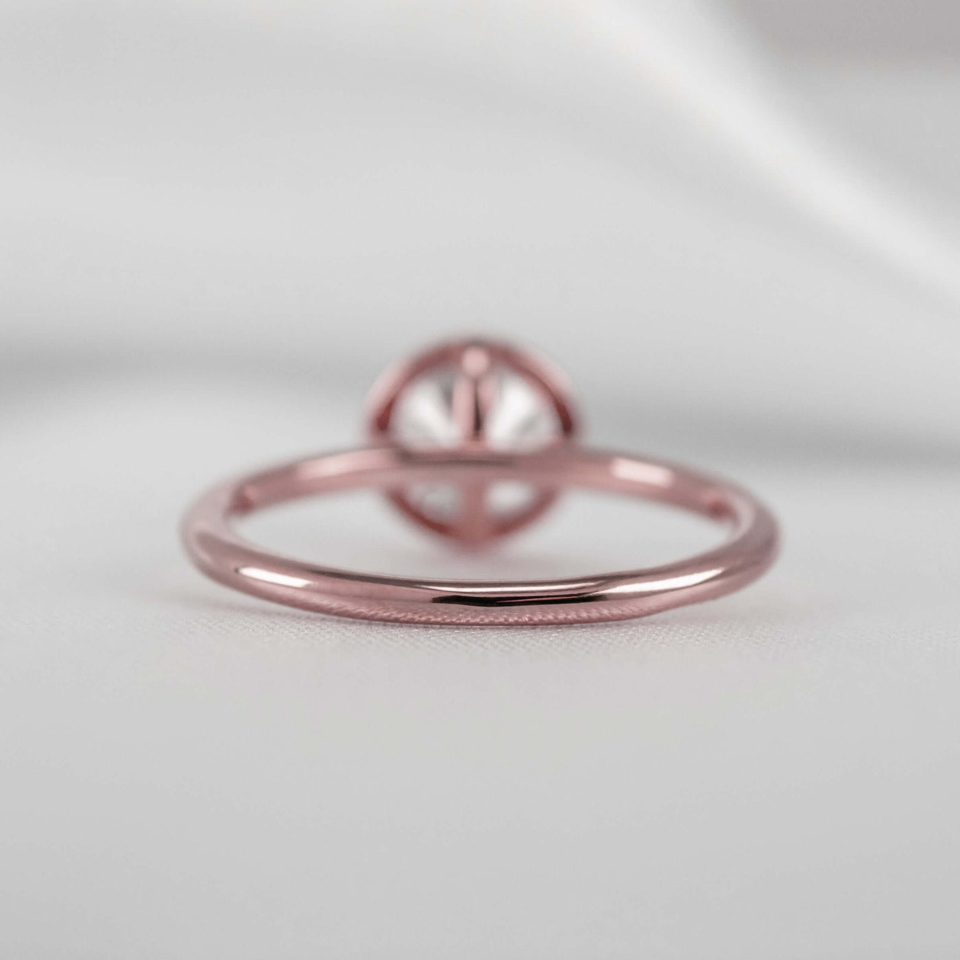 The Nova Bezel Diamond Engagement Ring - Lisa Robin