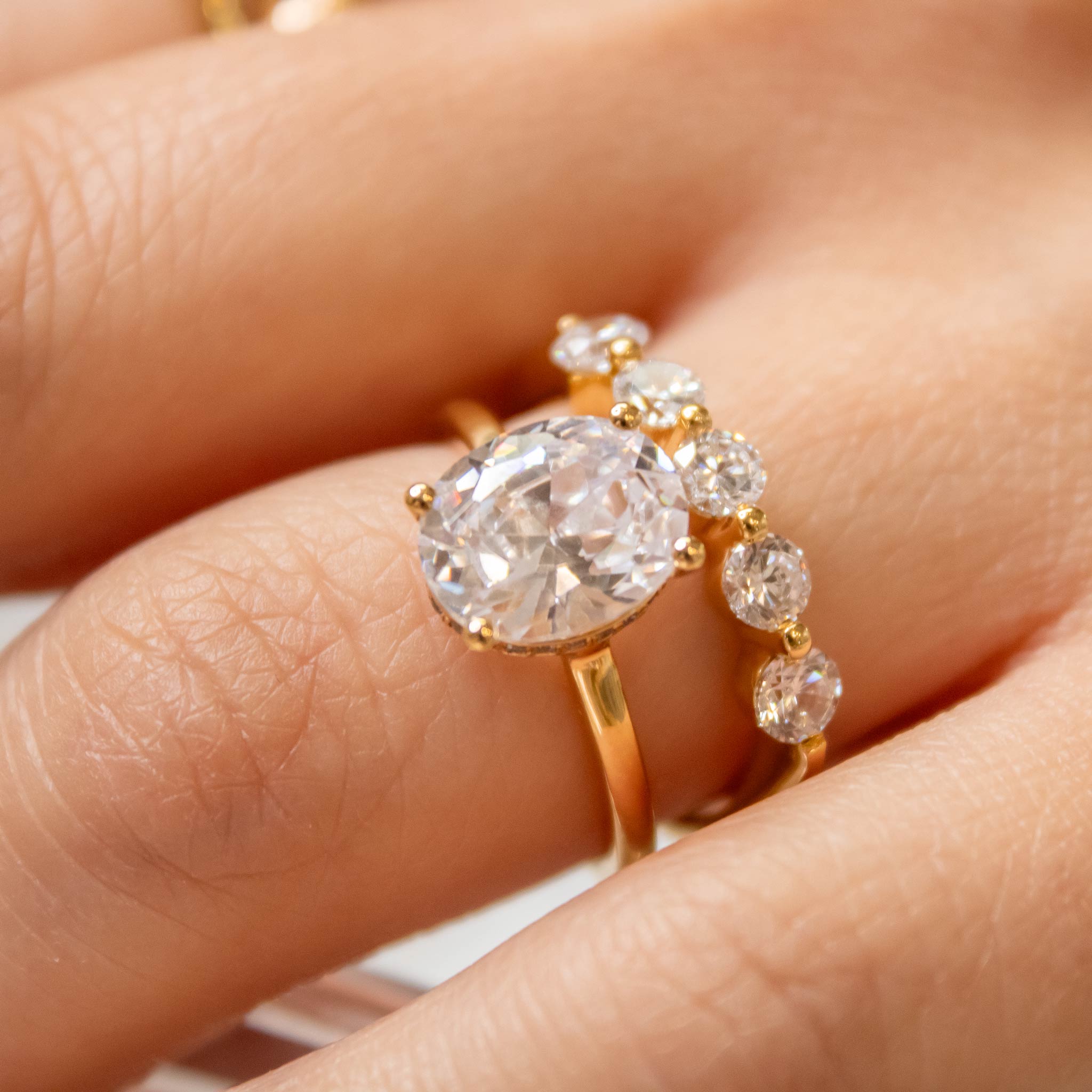 The Olivia Radiant 2.4 Carat Diamond Solitaire Ring