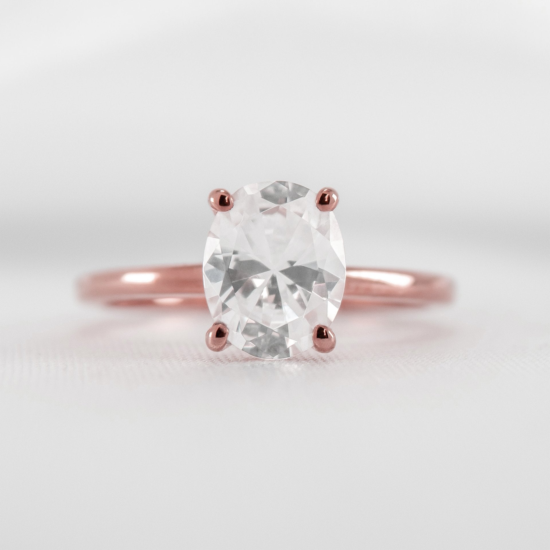 Shown in 1.5 carat * The Olivia Diamond Solitaire Ring | Lisa Robin#shape_oval