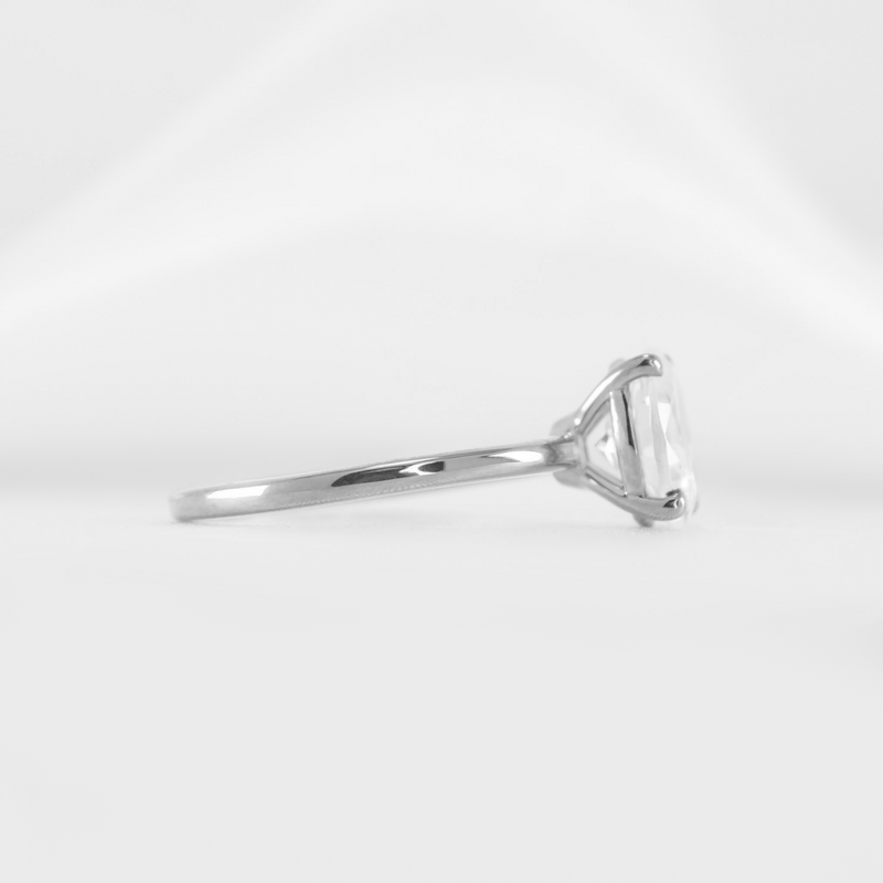 Shown in 1.5 carat Diamond*The Olivia Diamond Solitaire Engagement Ring | Lisa Robin