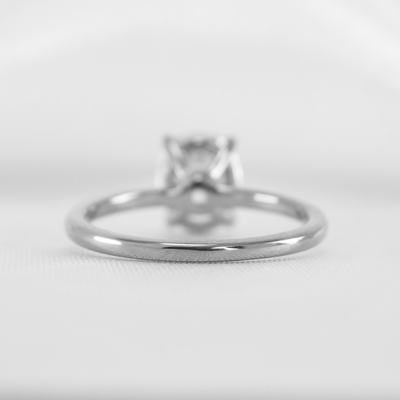 Shown in 1.5 carat Diamond*The Olivia Diamond Solitaire Engagement Ring | Lisa Robin#color_platinum