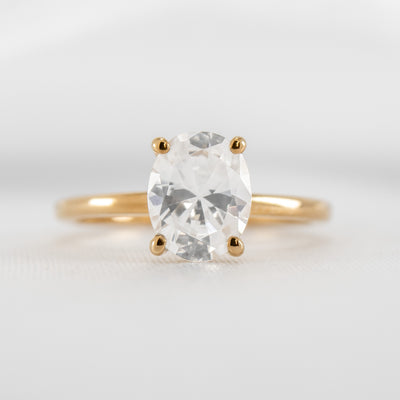 Shown in 1.5 carat * The Olivia Diamond Solitaire Ring | Lisa Robin#shape_oval