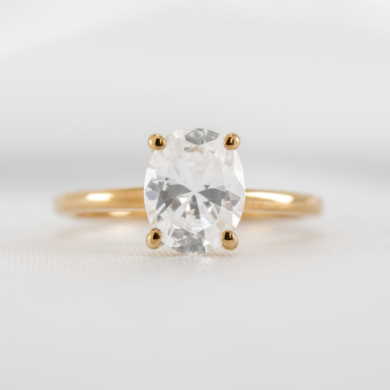 Shown in 1.5 carat * The Olivia Diamond Solitaire Ring | Lisa Robin