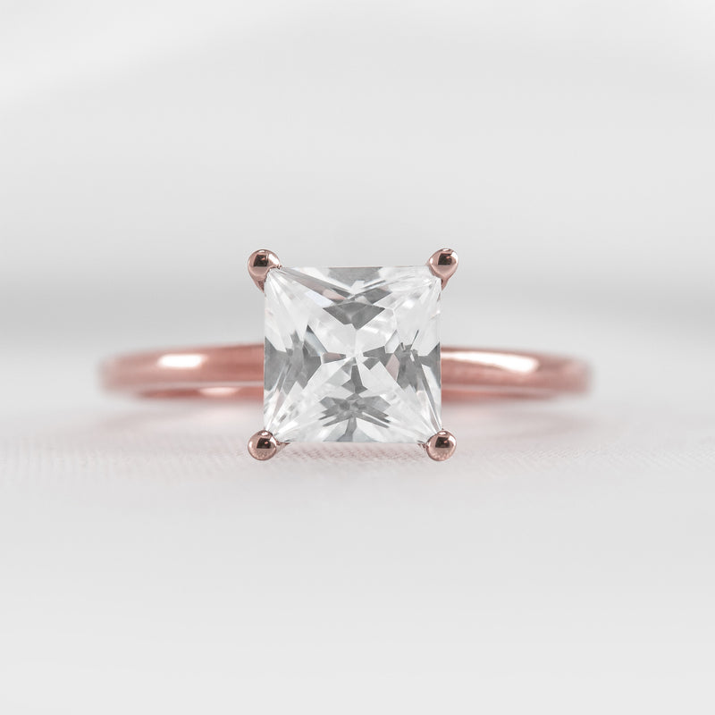 Shown in 1.5 carat * The Olivia Diamond Solitaire Ring | Lisa Robin