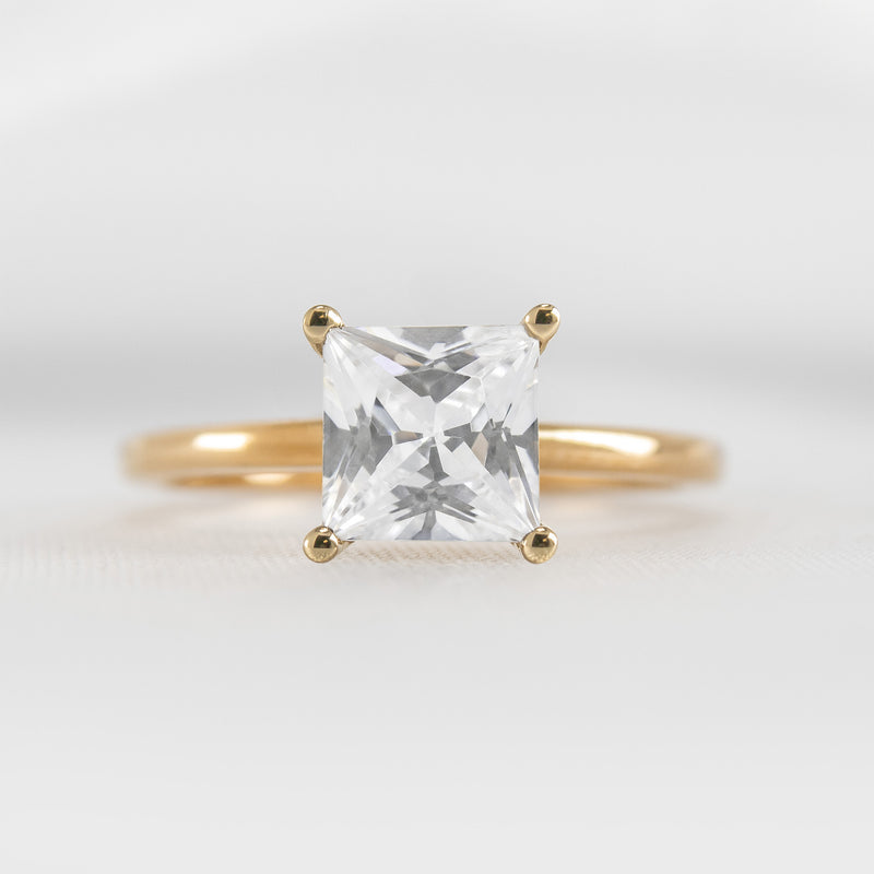 Shown in 1.5 carat * The Olivia Diamond Solitaire Ring | Lisa Robin