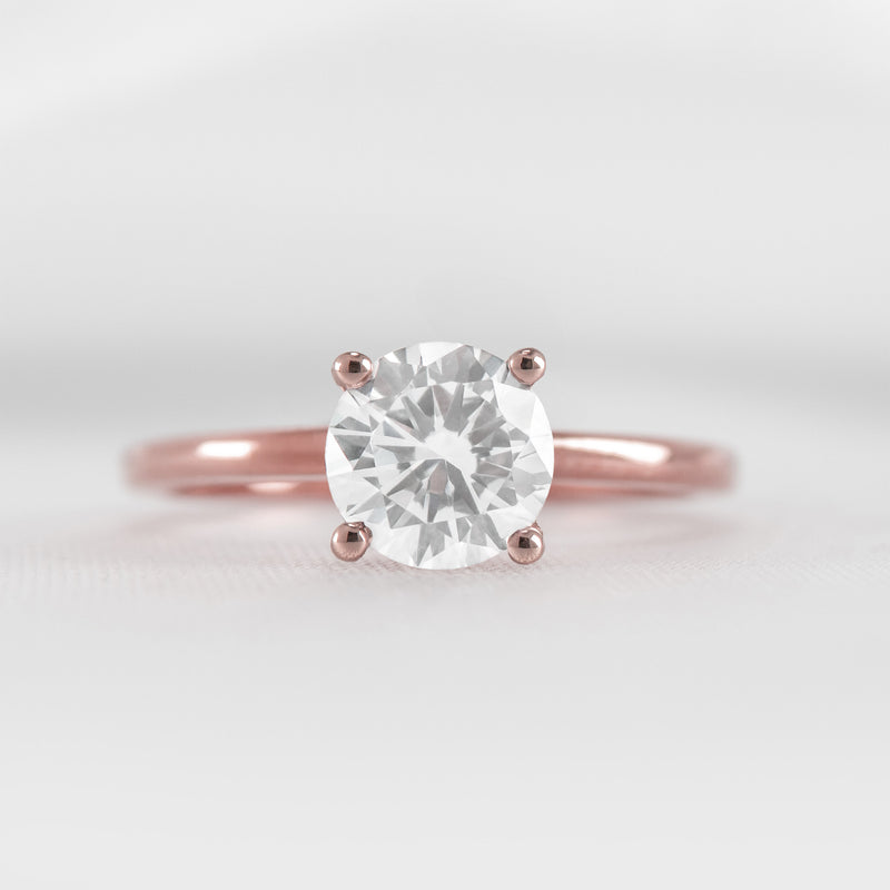 Shown in 1.0 carat * The Olivia Diamond Solitaire Ring | Lisa Robin