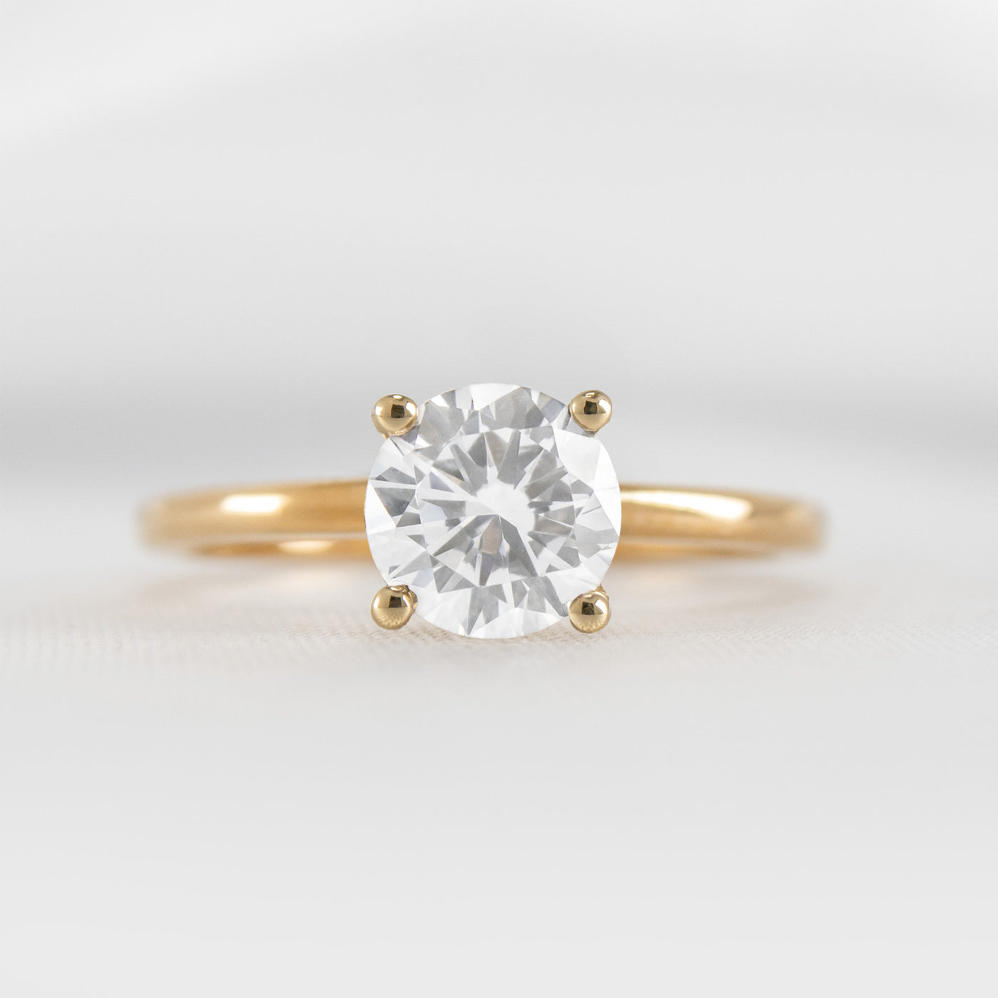 Shown in 1.0 carat * The Olivia Diamond Solitaire Ring | Lisa Robin#shape_round