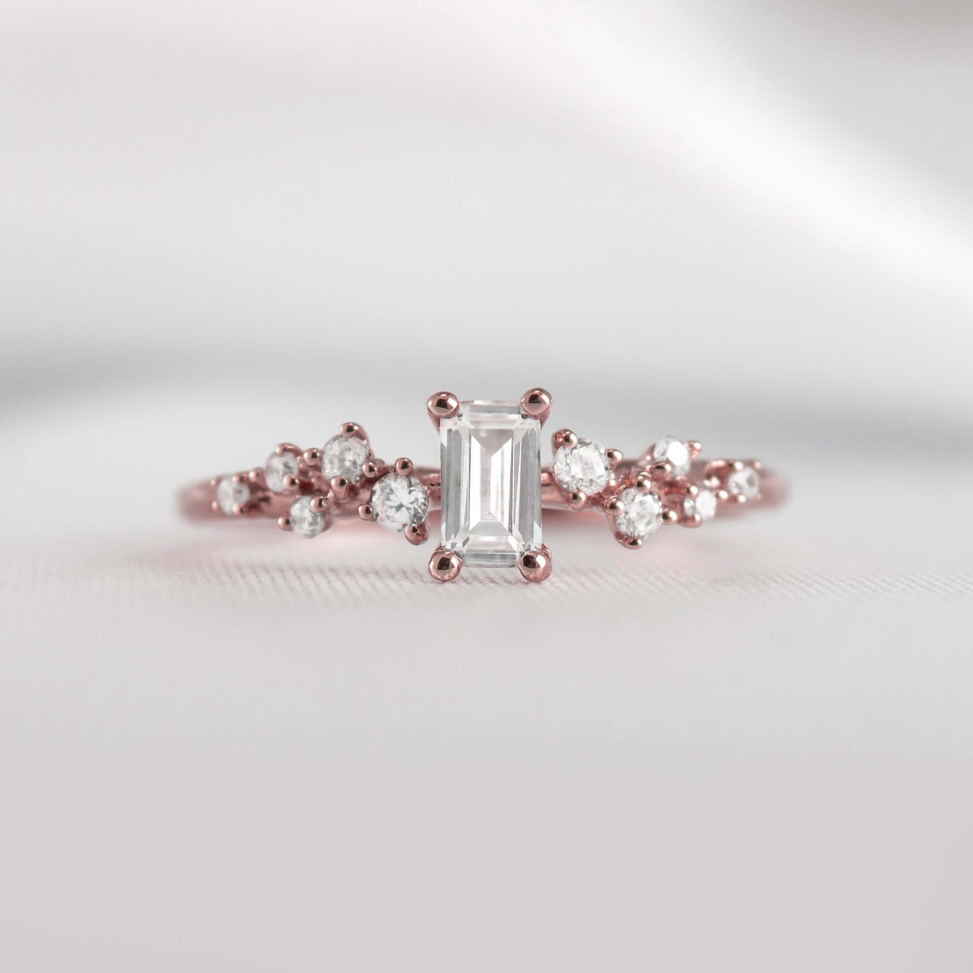 Show in 0.6 carat * The Polaris Diamond Engagement Ring - Lisa Robin#color_14k-rose-gold