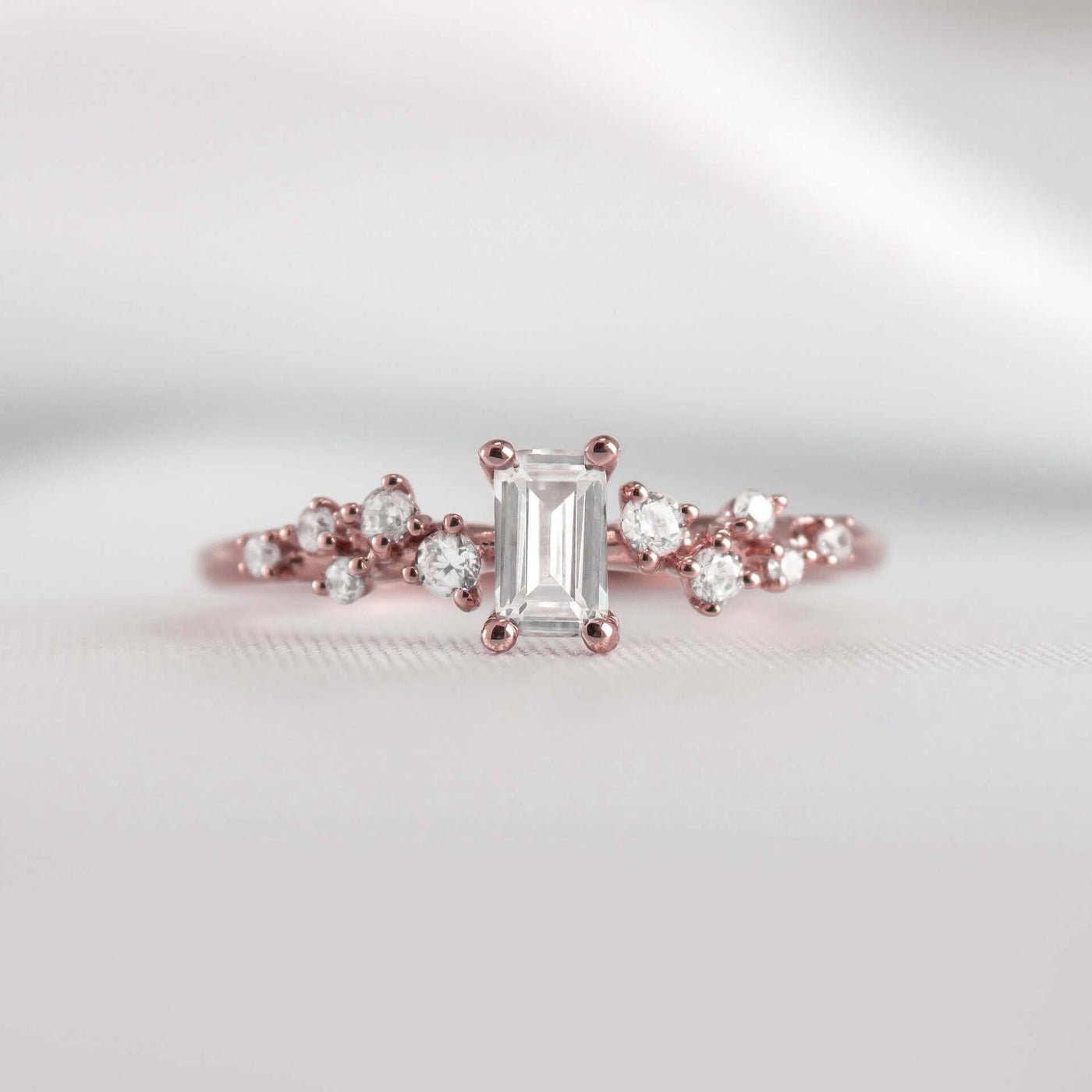Shown in 0.60 carat * The Polaris Diamond Engagement Ring - Lisa Robin#shape_emerald