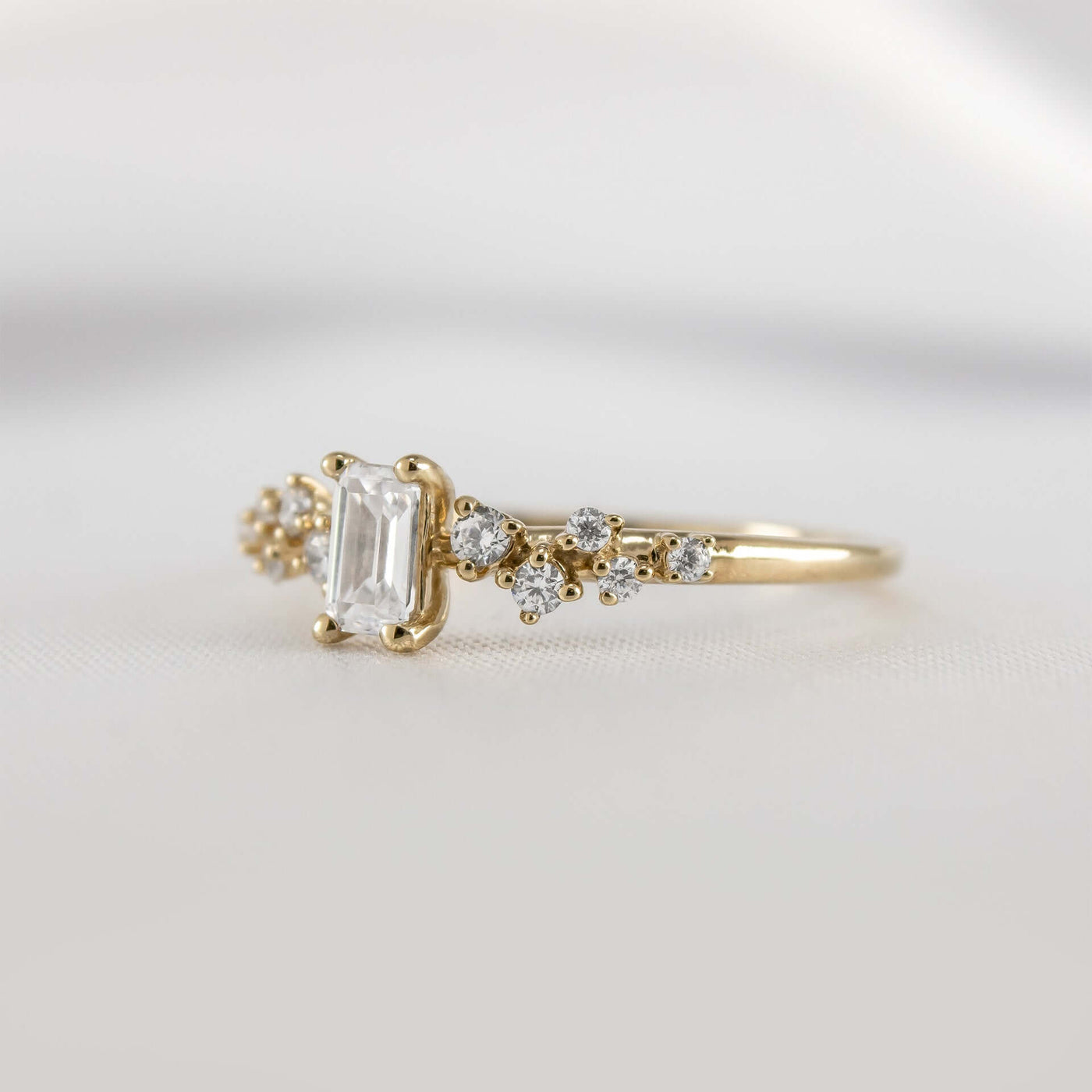 Shown in 0.60 carat * The Polaris Diamond Engagement Ring - Lisa Robin#shape_emerald