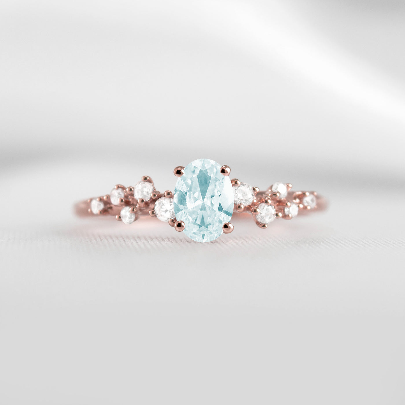 The Polaris Aquamarine Engagement Ring | Lisa Robin