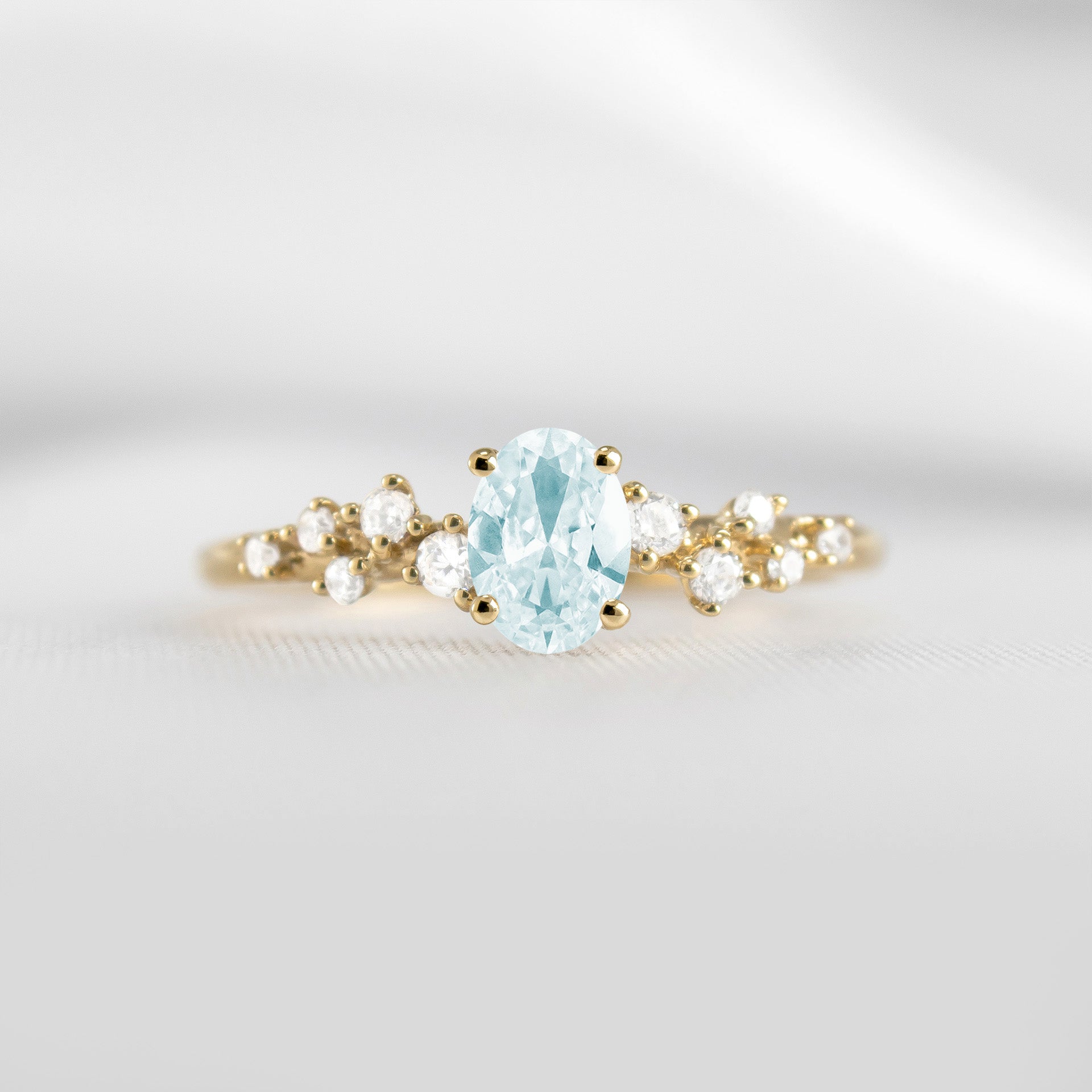 The Polaris Aquamarine Engagement Ring - Lisa Robin