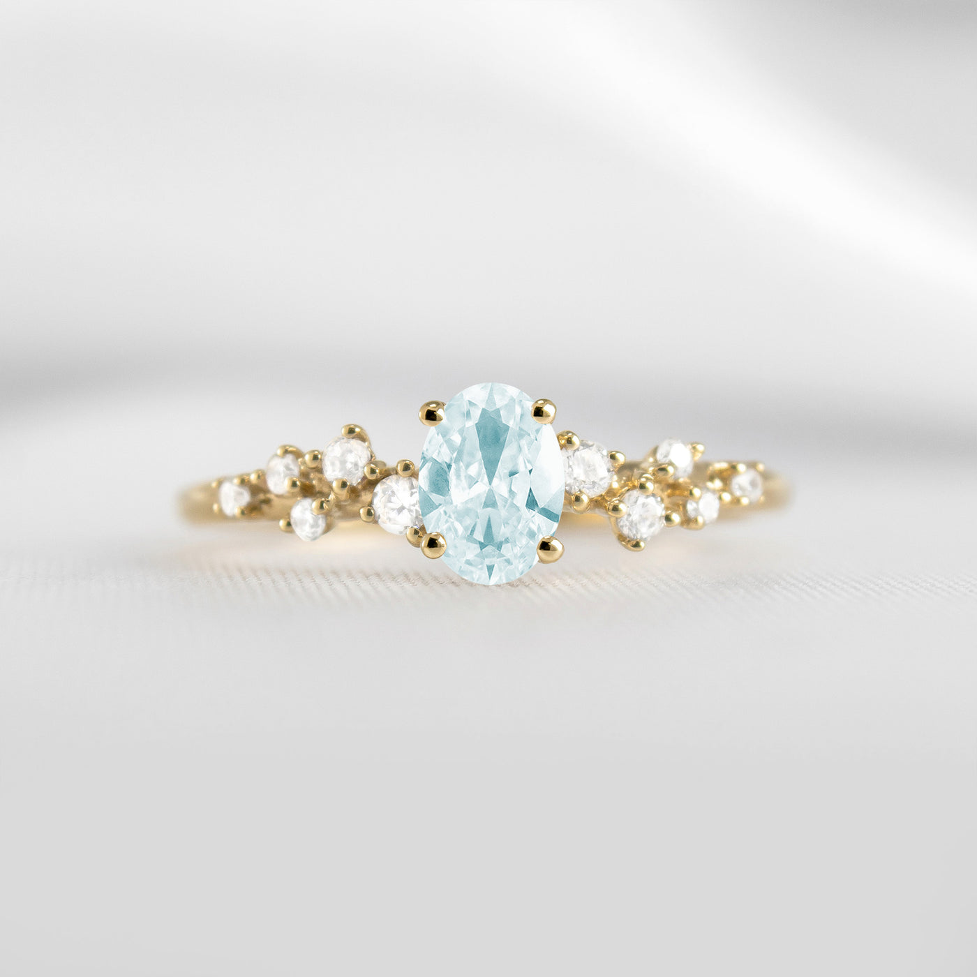 The Polaris Aquamarine Engagement Ring | Lisa Robin