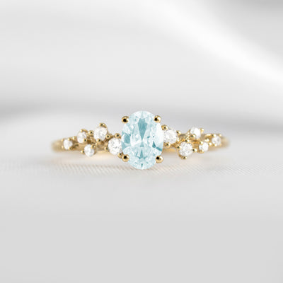 The Polaris Aquamarine Engagement Ring | Lisa Robin