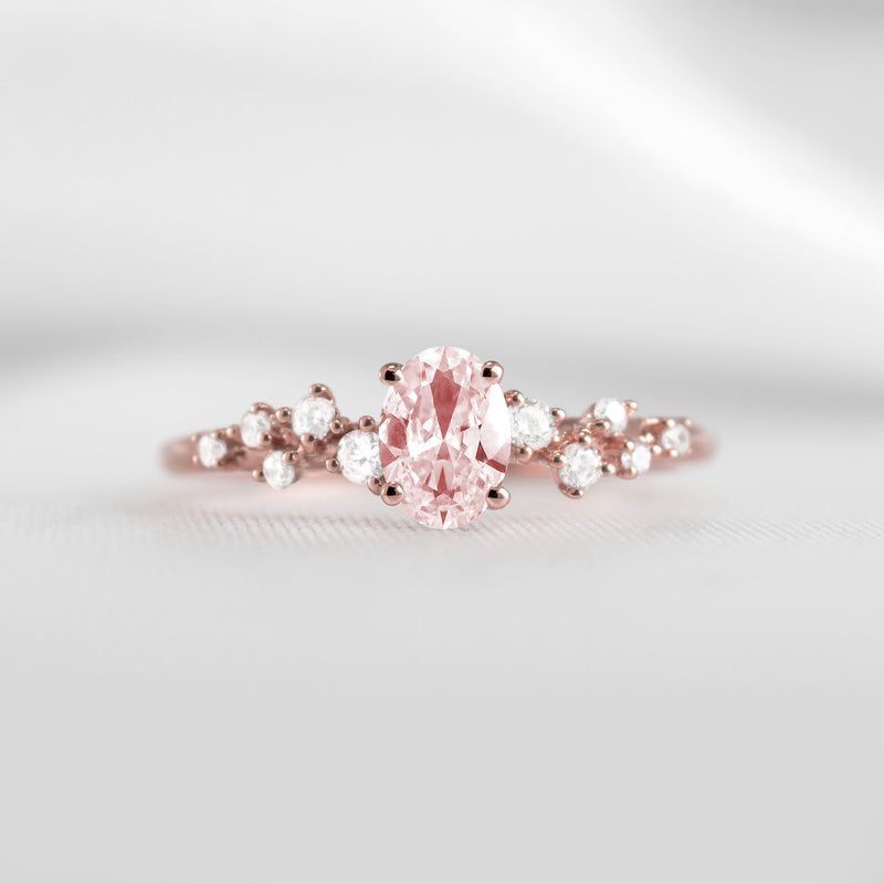 Shown in 1.0 carat Morganite*The Polaris Sapphire Engagement Ring | Lisa Robin