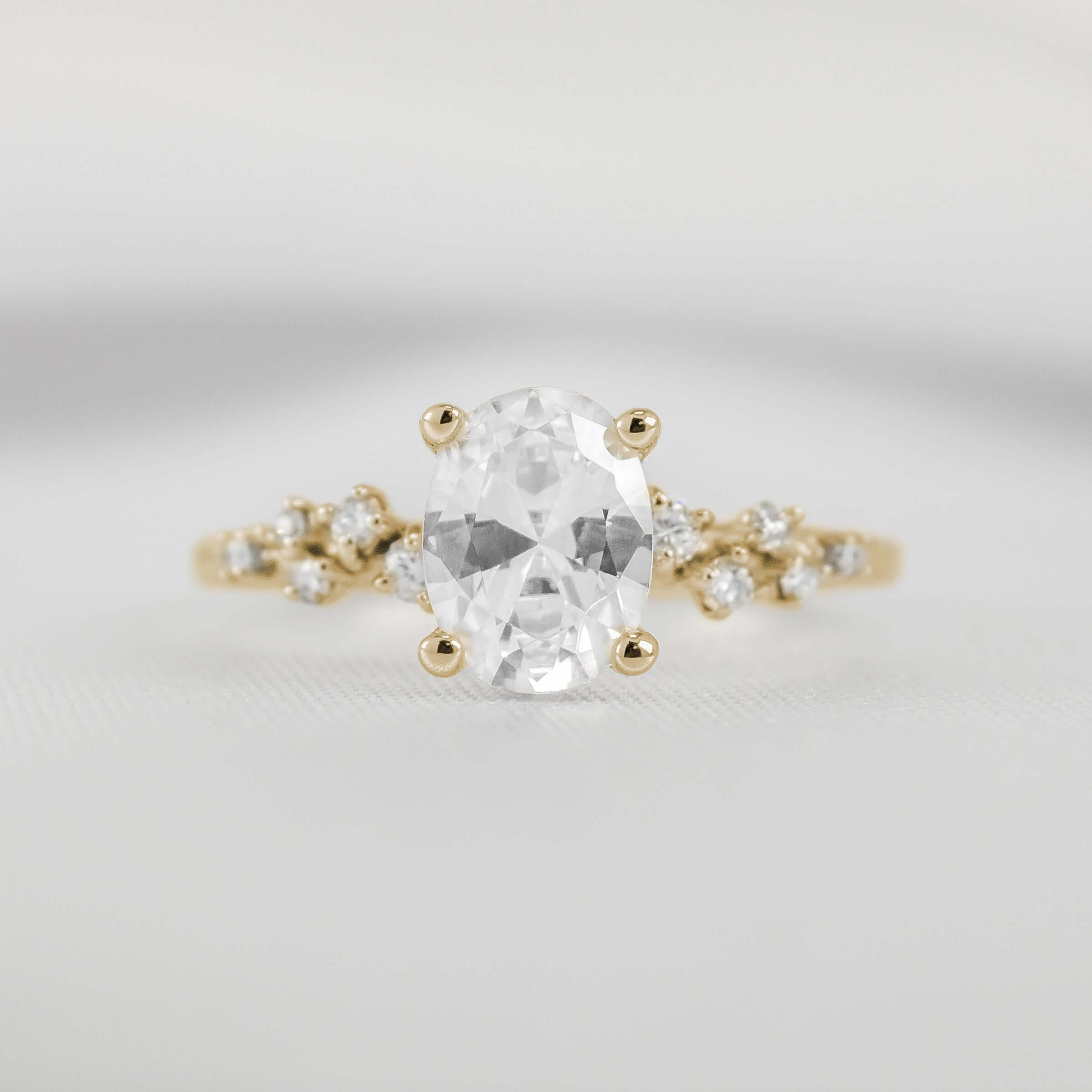 Shown in 1.8 carat * The Polaris Diamond Engagement Ring - Lisa Robin#shape_oval