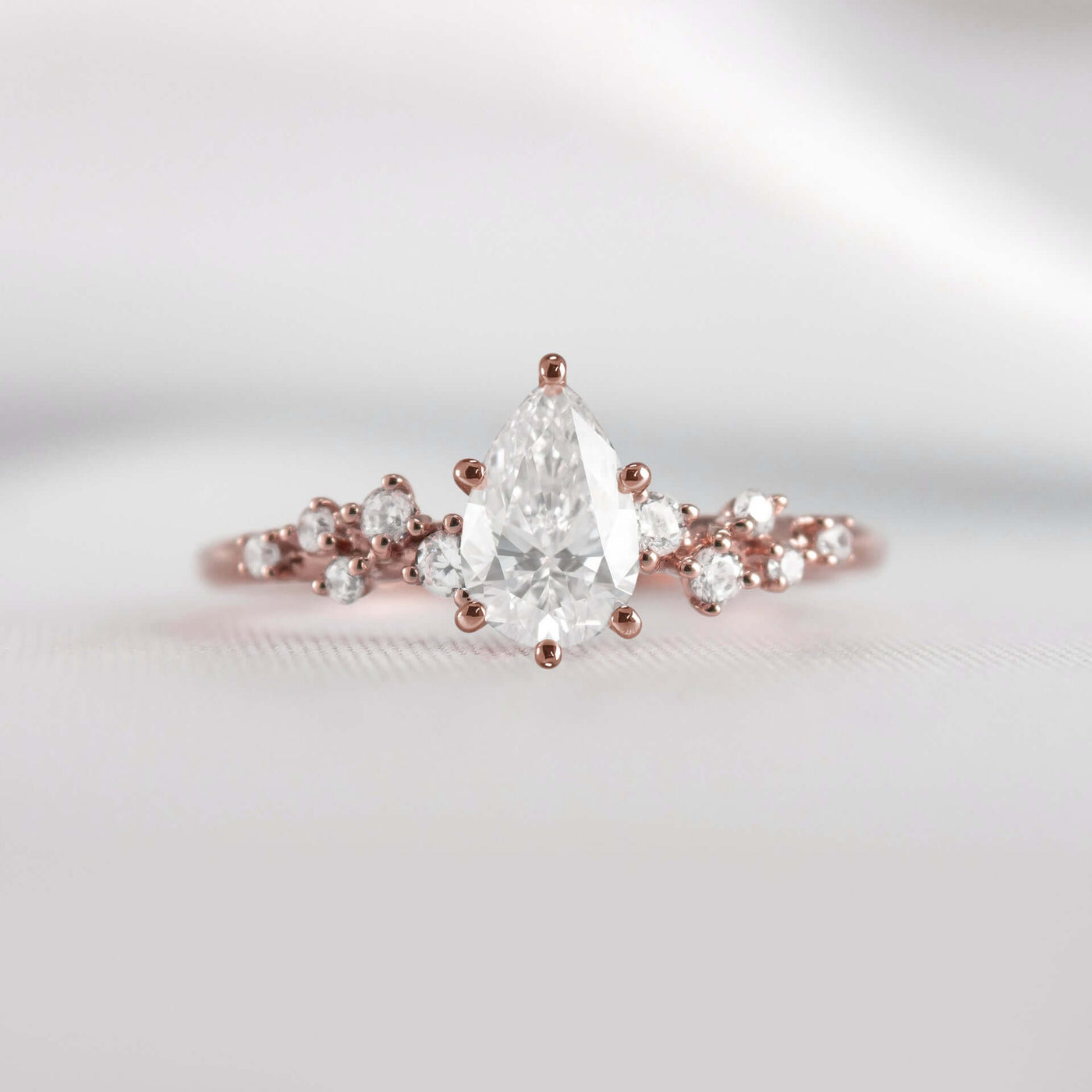 Shown in 1.0 carat * The Polaris Diamond Engagement Ring - Lisa Robin#shape_pear