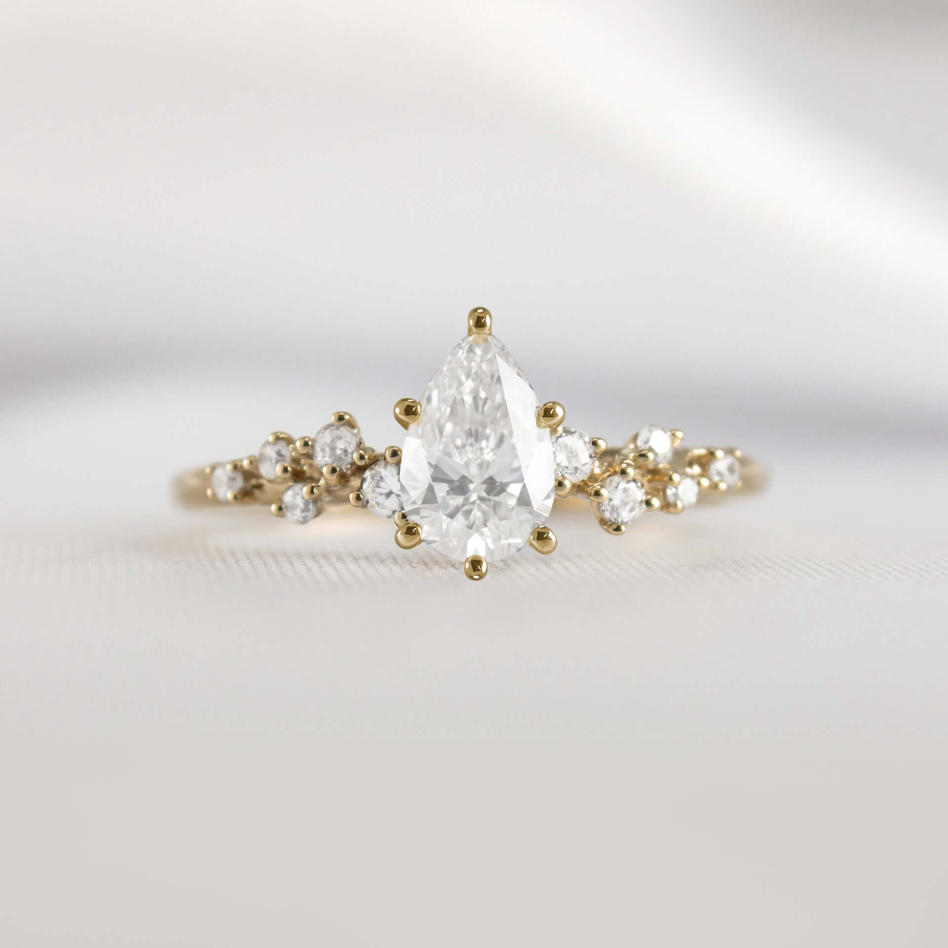 Shown in 1.0 carat Diamond* The Polaris Diamond Engagement Ring / Lisa Robin#color_14k-yellow-gold