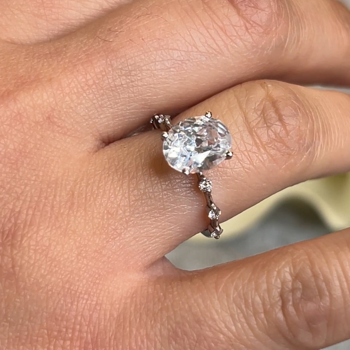 The Portia Distance Diamond Engagement Ring