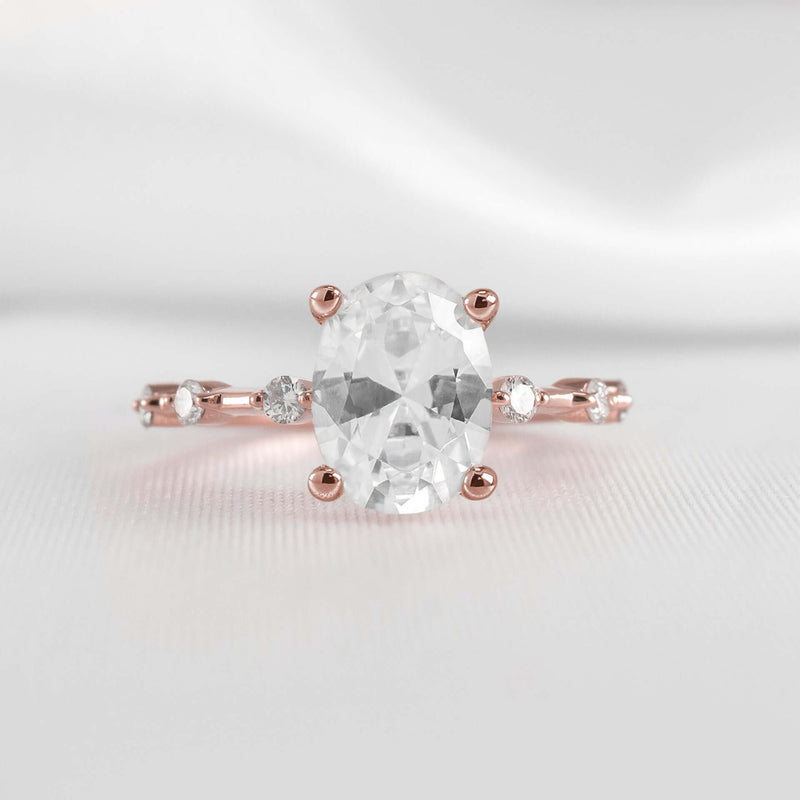 Shown in 1.8 Carat * Portia Distance Diamond Solitaire Engagement Ring | Lisa Robin