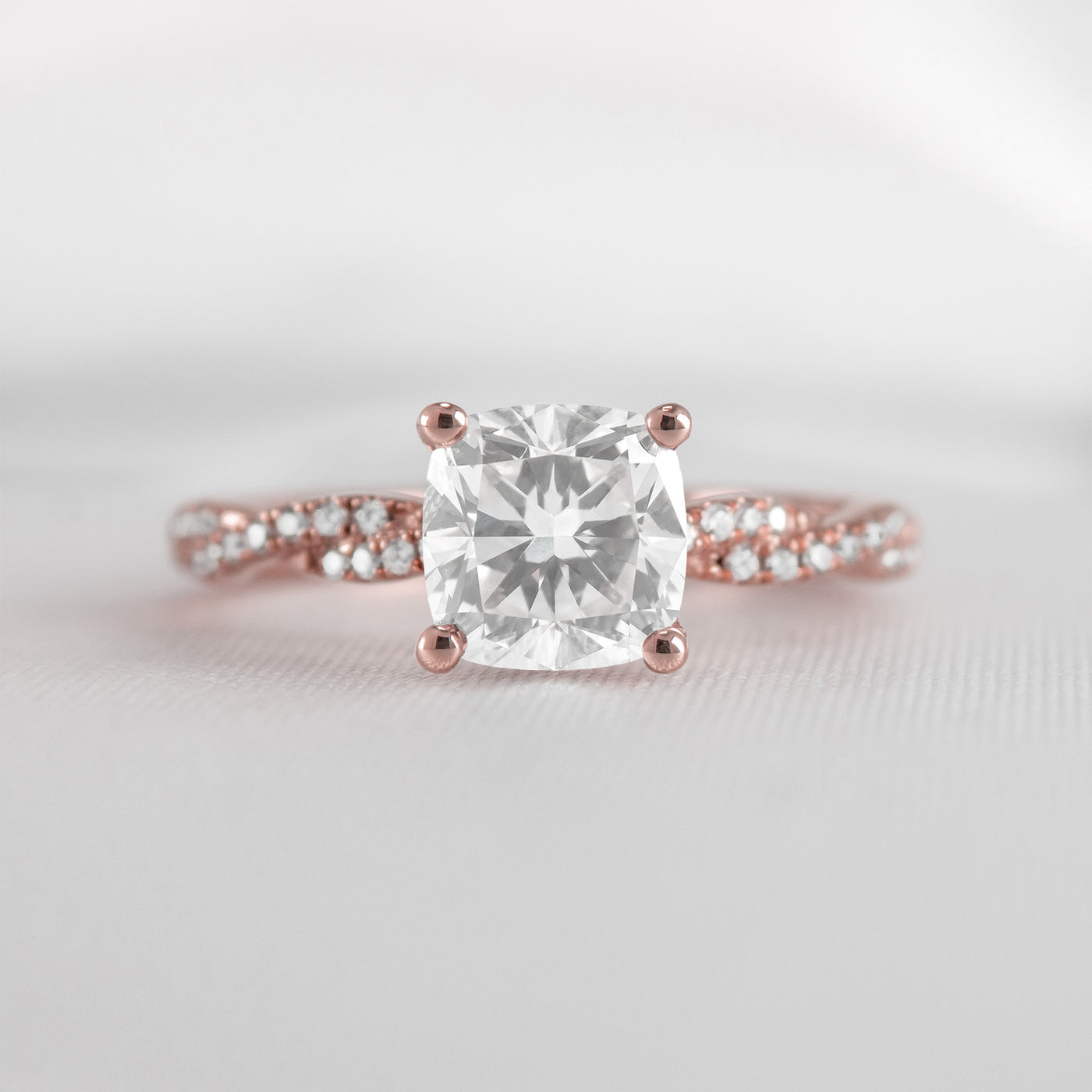 The Remy Diamond Twist Engagement Ring - Lisa Robin