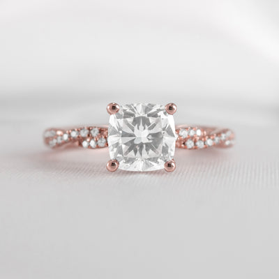 The Remy Diamond Twist Engagement Ring - Lisa Robin