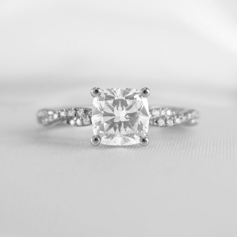 The Remy Diamond Twist Engagement Ring - Lisa Robin