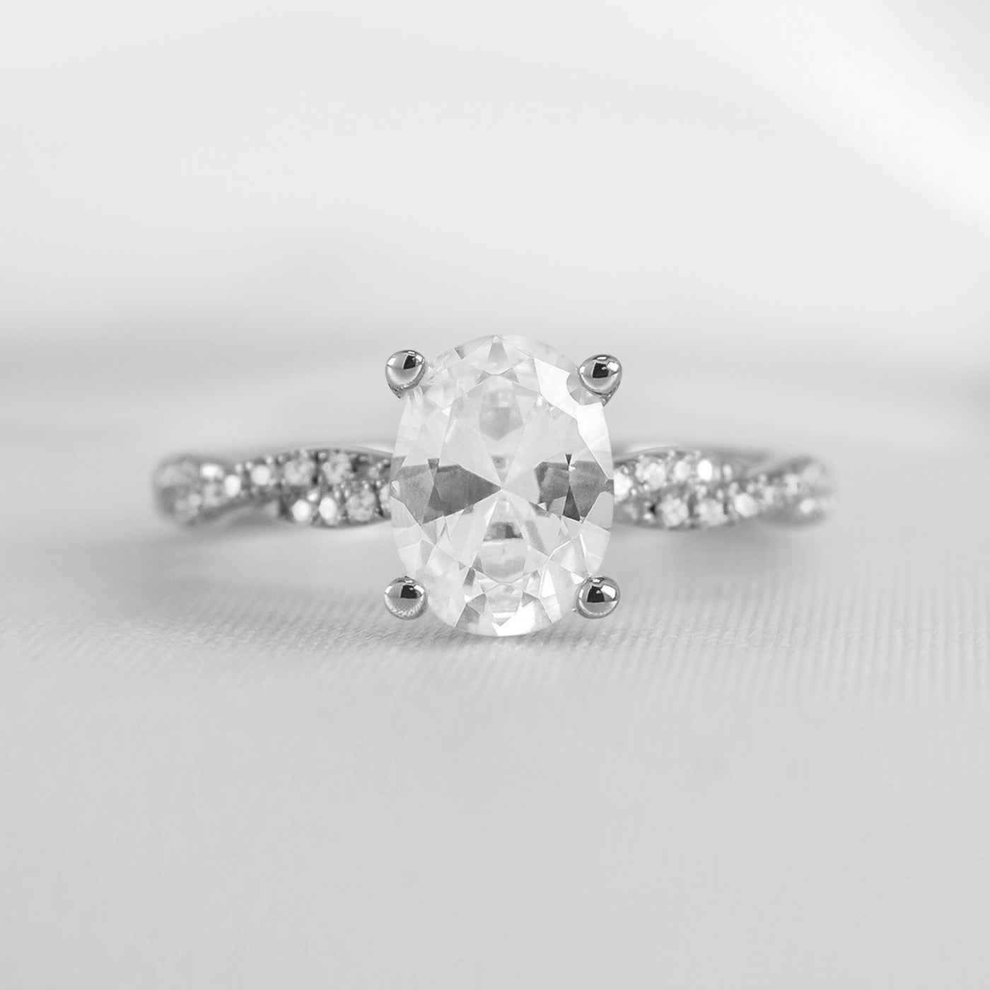 The Remy Diamond Twist Engagement Ring - Lisa Robin