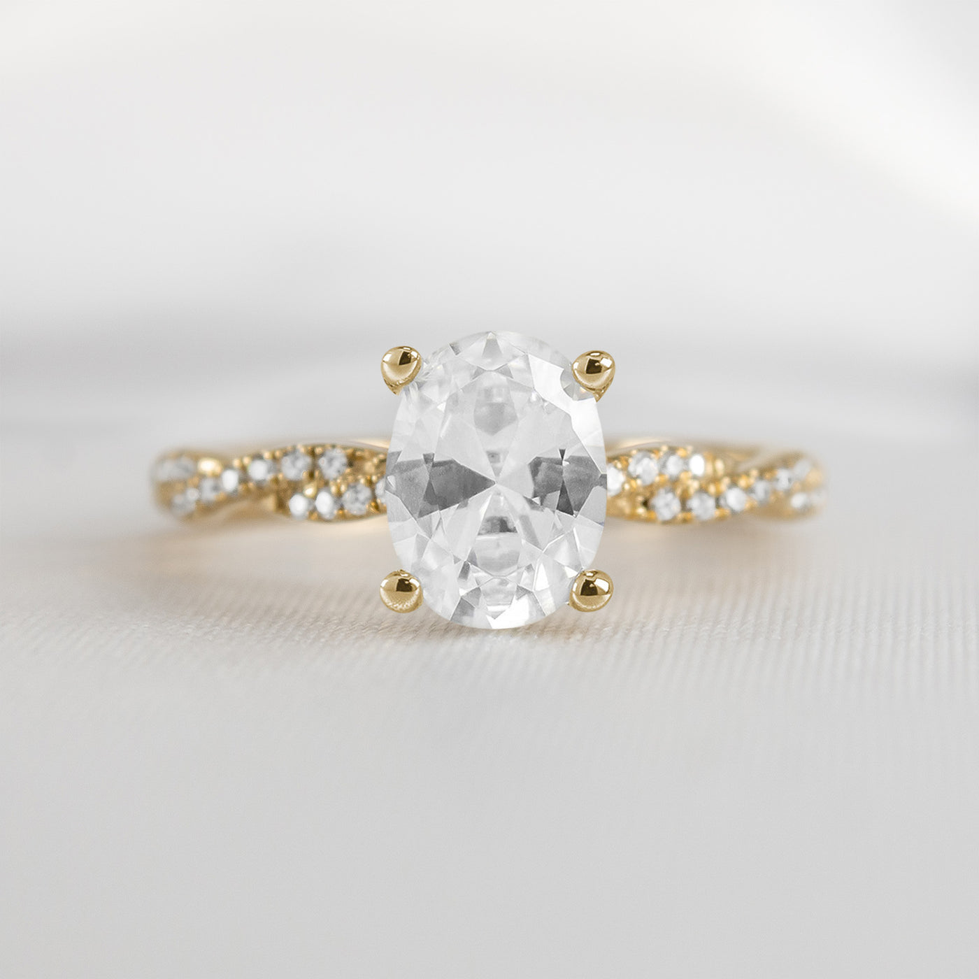 The Remy Diamond Twist Engagement Ring - Lisa Robin