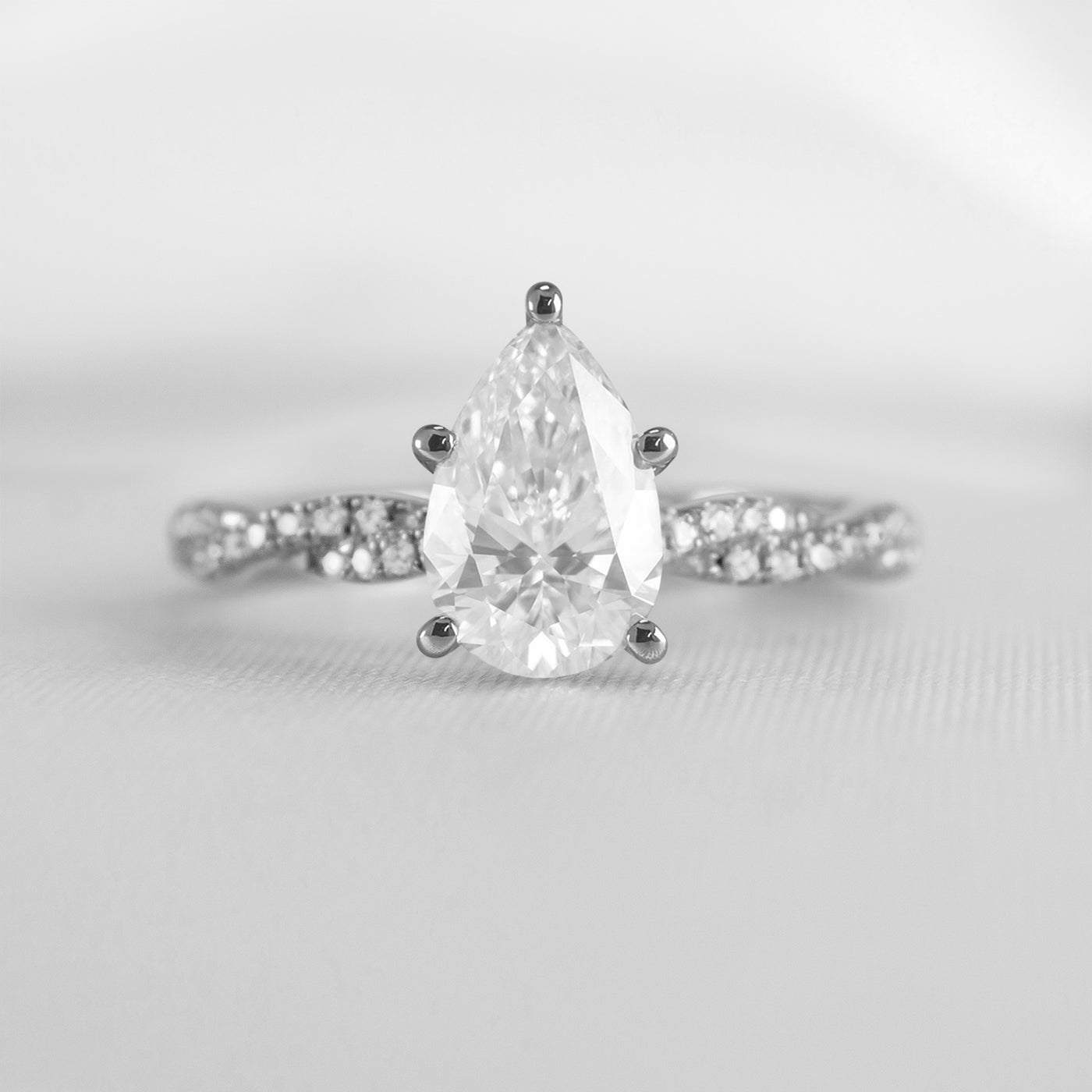 The Remy Diamond Twist Engagement Ring - Lisa Robin