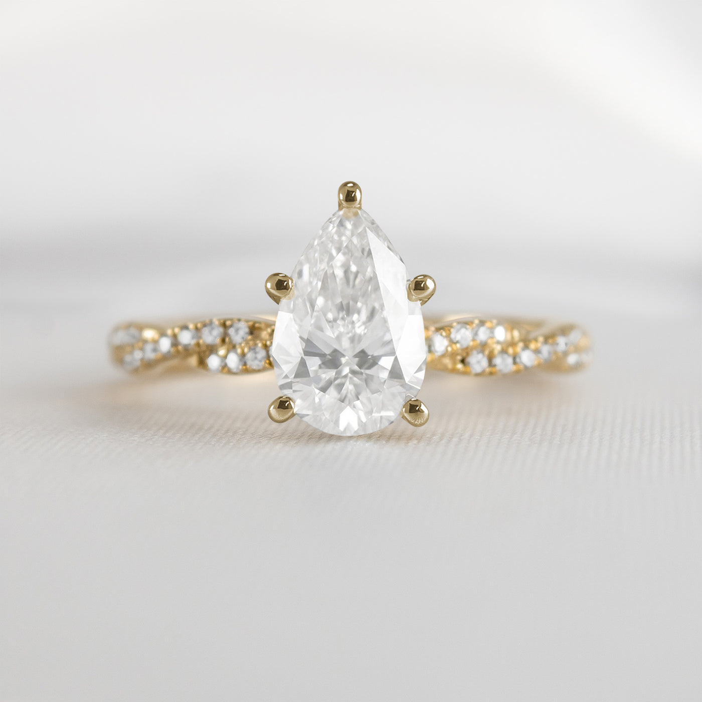 The Remy Diamond Twist Engagement Ring - Lisa Robin