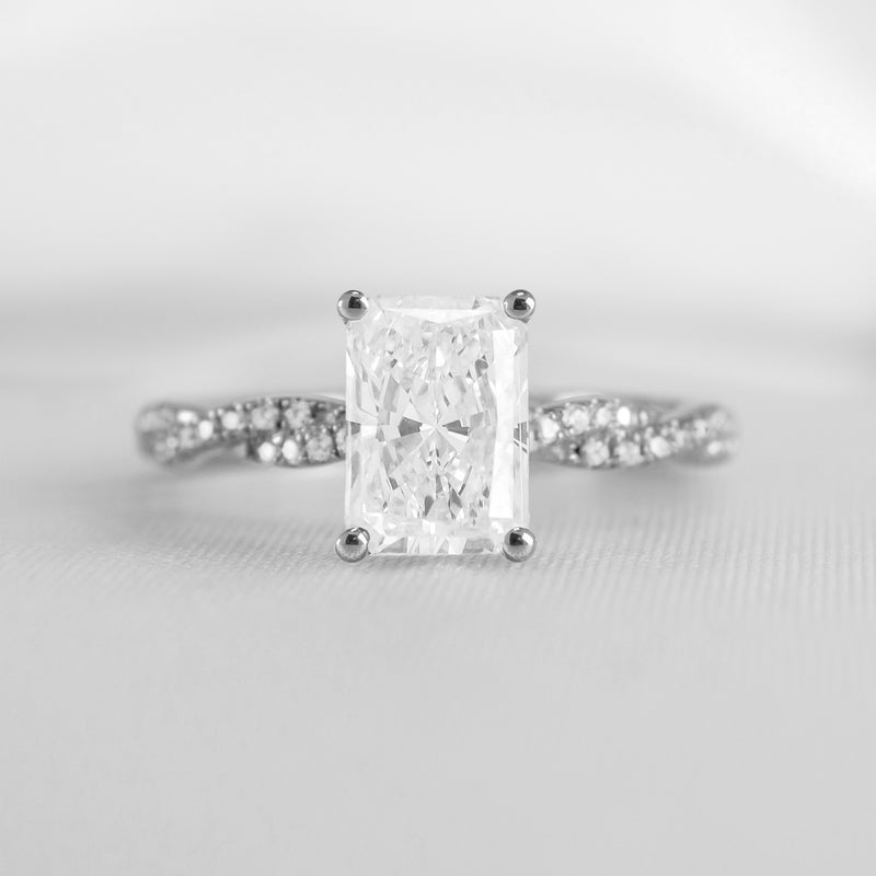 The Remy Diamond Twist Engagement Ring - Lisa Robin