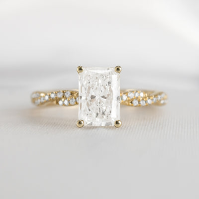 The Remy Diamond Twist Engagement Ring - Lisa Robin