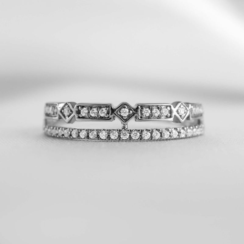 The Rene Diamond Wedding Ring | Lisa Robin