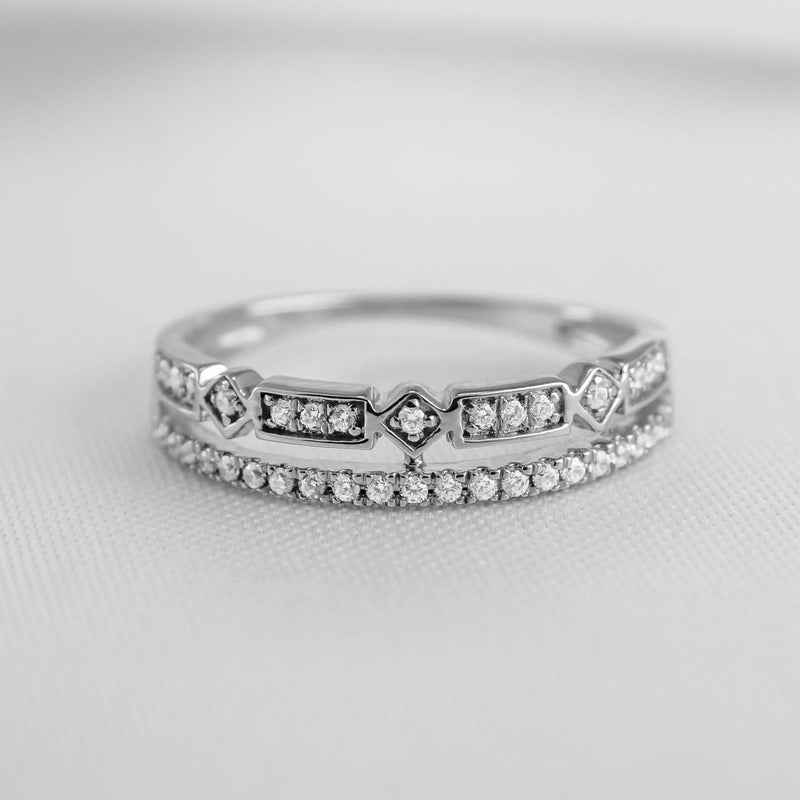 The Rene Diamond Wedding Ring | Lisa Robin