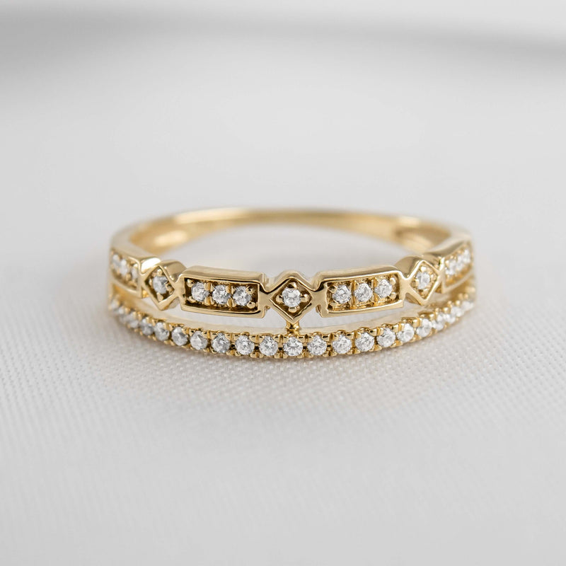 The Rene Diamond Wedding Ring | Lisa Robin