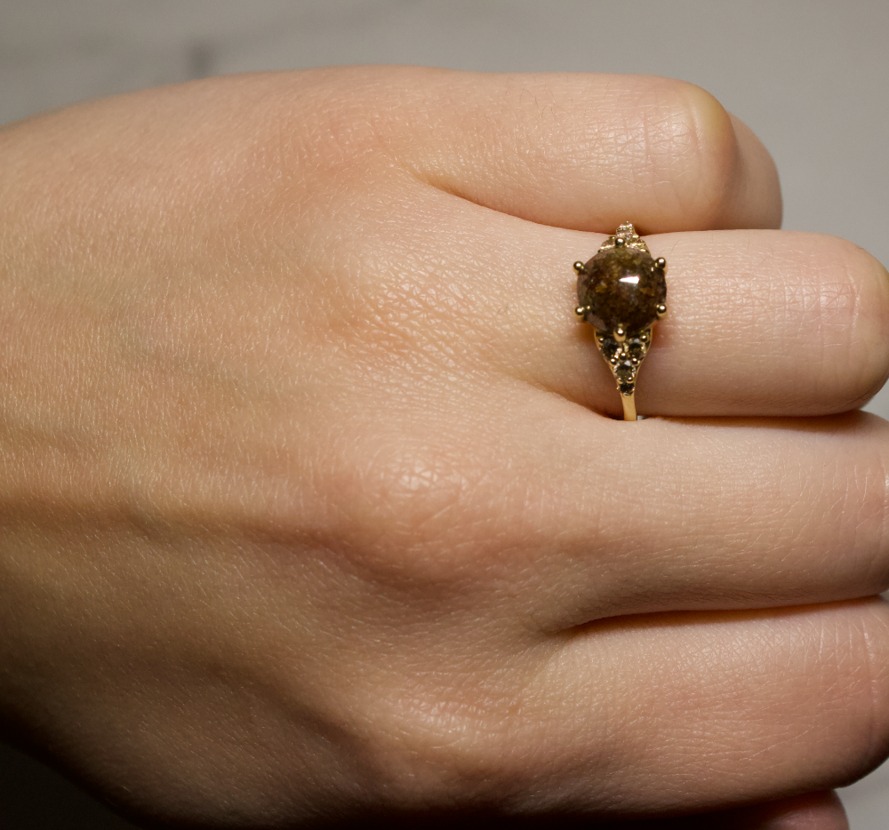 PARKER RUSTIC DIAMOND RING / Lisa Robin