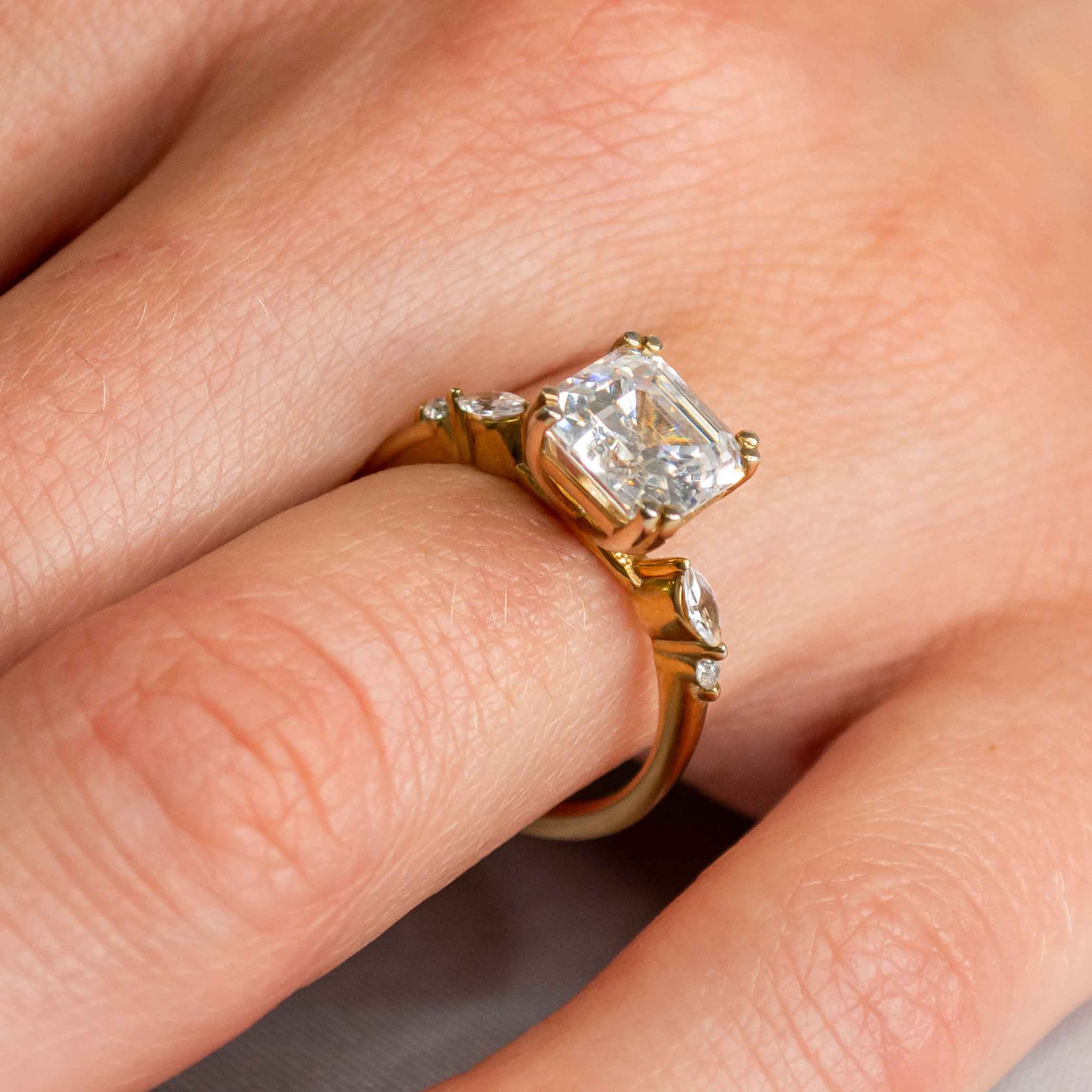 The Sage Double Prong Diamond Engagement Ring