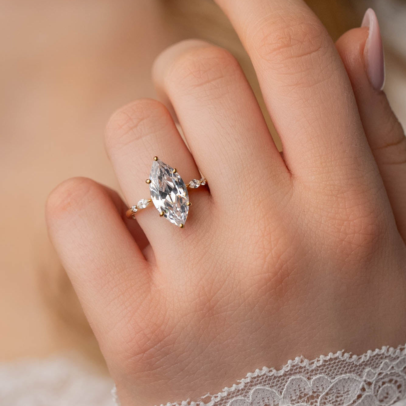 The Sage Vintage Inspired Diamond Engagement Ring