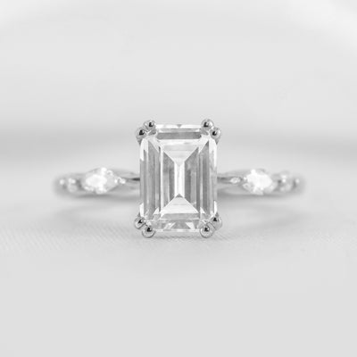 Shown in 2.0 carat * The Sage Double Prong Diamond Engagement Ring#color_platinum